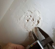 Etat du placo pour la remise des clés