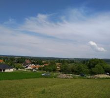 Notre terrain, avant début du terrassement.
