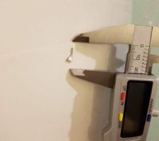 Impact non rebouché