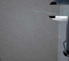 Impact non rebouché