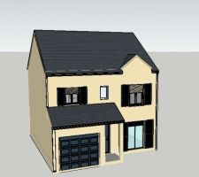 Visuel maison (sketchup ; version 1)