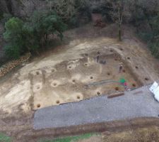 Etat avant coulage béton dans les pieux