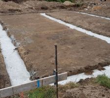 Les fondations avant vide sanitaire