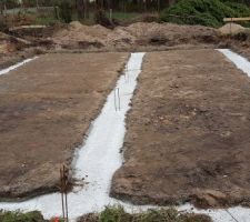 Les fondations avant vide sanitaire