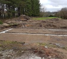 Les fondations avant vide sanitaire