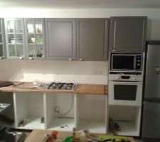 Cuisine bodbyn, partie haute finie