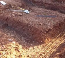 Ferrailles dans fondations