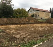 30/10/18 : Début du terrassement