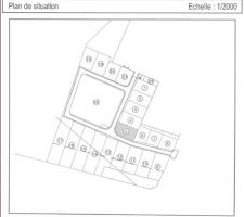 Plan du lotissement, nous avons le lot n&deg;5