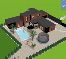 Premières esquisses avec l'appli HOME DESIGN 3D