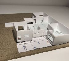 Maquette projet maison à l?echelle
