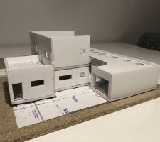 Maquette projet maison à l?echelle