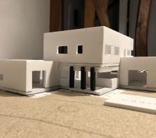 Maquette projet maison à l?echelle