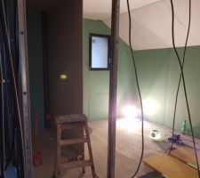 Placo-salle de bain