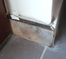 APRÈS 6 ans les plinthes autour des baies vitrées prennent toujours l'humidité et pourrissent les unes apres les autres ... ça commence à gagner le mur au dessus pour certaines d'entre elles