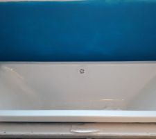 Mise en place de la baignoire