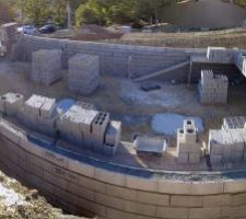 Murs du sous sol - Ceinture interm&eacute;diaire