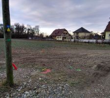 Implantation de la maison sur le terrain