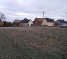 Implantation de la maison sur le terrain