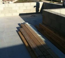 Vu de la terrasse de nos chambres