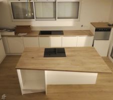 Cuisine posée ce week-end : il reste encore quelques petits travaux