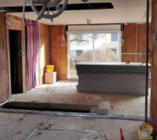 Vue depuis l'entrée du studio