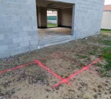 Implantation terrasse arrière