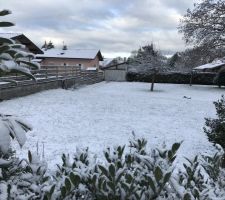 Terrain sous la neige