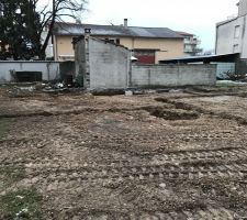 Début du terrassement