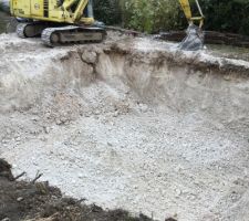 Terrassement sol calcaire