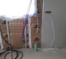 Isolation et placo cote cuisine