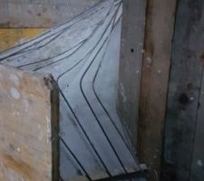 22/11/2018 : preparation pour l'escalier en béton 