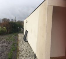 Infiltrations garage mur facade sud