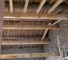 Poutres apparentes posées !