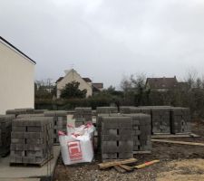 Réception des parpaings