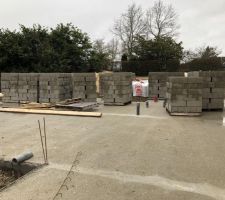 Réception des parpaings