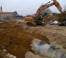 25/01/2019 Tubosider en place, comblement des fouilles en cours