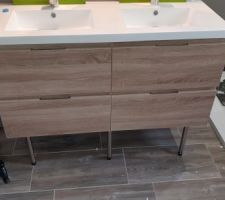 Notre meuble de salle de bain low-cost