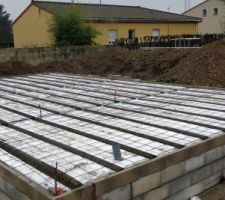 Livraison installation plancher et évacuation