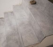 Pose carrelage escalier