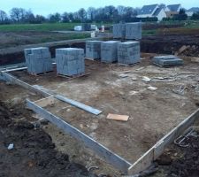 Pr&eacute;paration du terrain avant les fondations