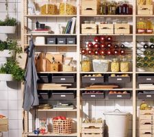 Système hej ikea pour garde manger/cellier