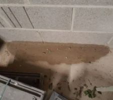 Infiltration d'eau