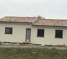 04.02.2019 notre façade est terminée on est trop content !!!