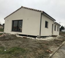 04.02.2019 notre façade est terminée on est trop content !!!