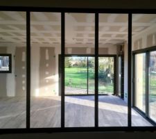 Pose de la verri&egrave;re.