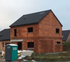 Tuiles posés plus panneaux photovoltaïques