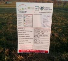 Permis affiché