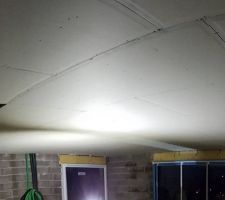 Plafond de l'étage terminé