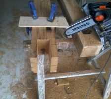 Construction appentis bois